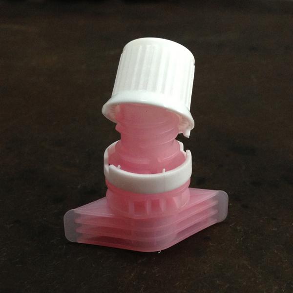 Cappuccio di plastica del becco dell'alto PE di resistenza 9.6mm per l'imballaggio della bustina della crema di fronte