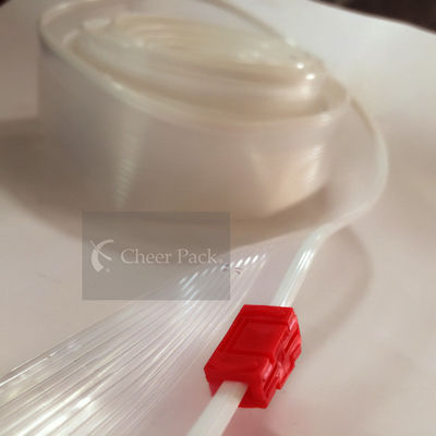 Mini chiusura lampo a chiusura lampo rossa professionale per la borsa del PVC, colore su misura