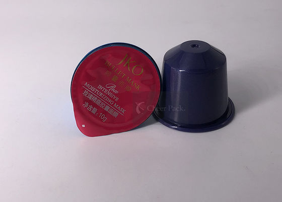 Plastica del commestibile capsule del caffè istantaneo da 8 grammi per tè cinese, colore blu