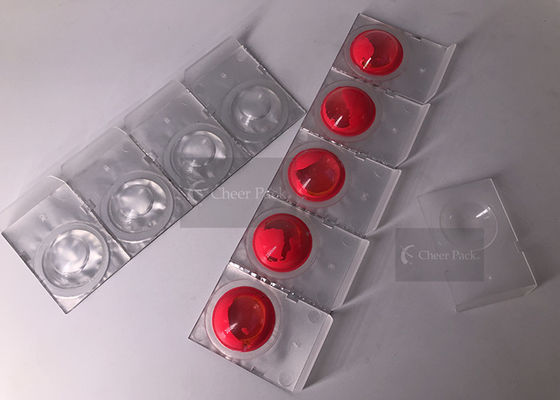 Piccoli recipienti di plastica bianchi dei pp per smalto variopinto che imballa, diametro 45*30