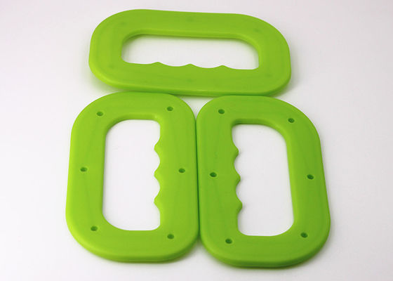 Tipo improvviso blu/verde/giallo maniglie dure del sacchetto di plastica con 6 fori della serratura
