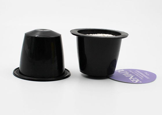 Capsule del caffè di Nespresso del coperchio della saldatura a caldo 6g del nero 28.5mm