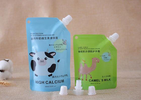 supporto del liquido 100ml sul latte di soia dell'imballaggio del sacchetto del becco