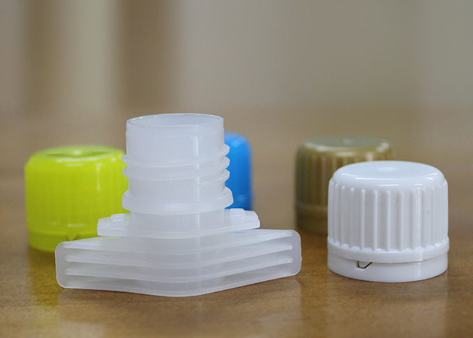 Cappucci di plastica del becco di rotazione conveniente, copertura del sacchetto degli alimenti per bambini del commestibile dell'HDPE di 23mm 1