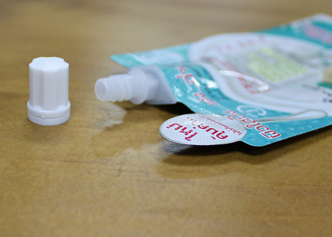 i cappucci di plastica del becco di colore blu di calibro di 5mm per cura di pelle Doypack/sacchetto degli alimenti per bambini completa