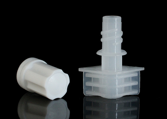 i cappucci di plastica del becco di colore blu di calibro di 5mm per cura di pelle Doypack/sacchetto degli alimenti per bambini completa