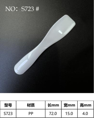 qualità  72.3mm Cosmetic Spatula Scoop For Body Cream , Eyes Cream , Facial Cream Fabbrica