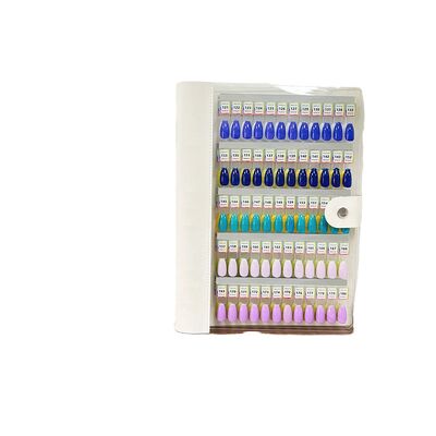 qualità  Magnetic Acrylic Color Card Book for Nail Art Preform Tool for Creating Style with Polish Glue Display Sample Fabbrica