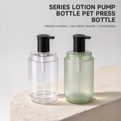 Qualità  470ml PET Lotion Pump Bottle | 28 Thread Custom Cosmetic Packaging | Food-grade recyclable PET, leak-proof, custom color & logo for shampoo, body wash and skincare bulk packaging Fabbrica