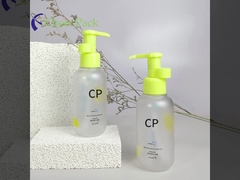 Bottiglia di shampoo a fondo rotondo Imballaggio Pressa Bottiglia di olio da bagno Bottiglia di plastica per lavaggio e gel per doccia