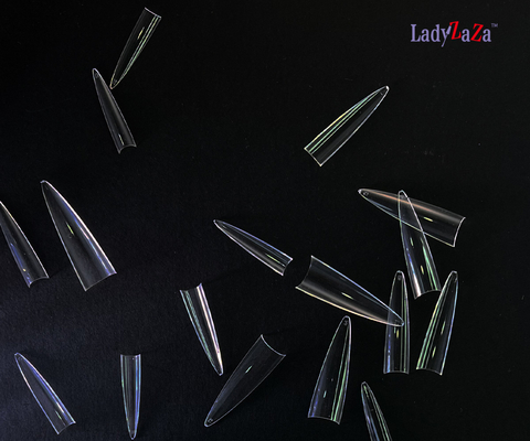 False Nails 24 PCS Plastic ABS Press-on Coffin False Nails Staccabili False Nails Indossabili