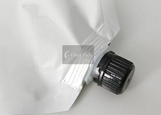 Tappo superiore nero/bianco di torsione per la borsa liquida della lavanderia di plastica, dimensione su misura