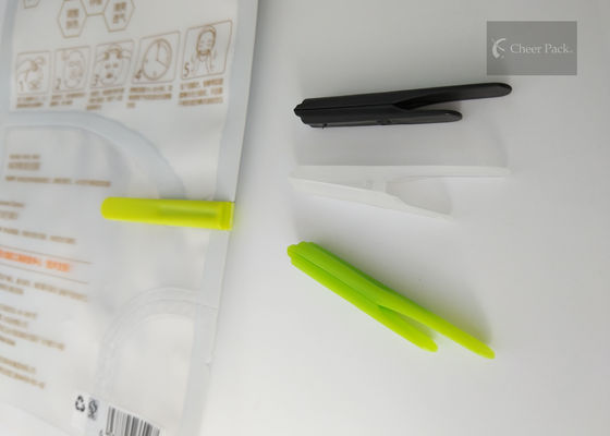 Le piccole clip durevoli del sacchetto di plastica, sigillamento del pacchetto taglia la larghezza interna del foro di 0.6mm