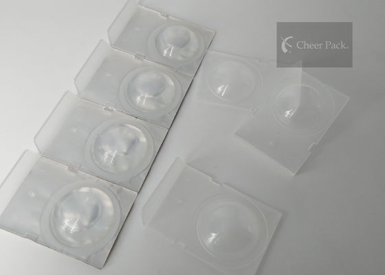 Recipienti di plastica del commestibile piccoli per la soluzione di una volta di vetro