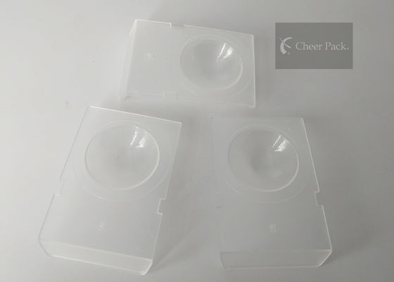Recipienti di plastica del commestibile piccoli per la soluzione di una volta di vetro
