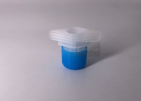 Iniezione del cappuccio del becco di imballaggio flessibile che modella il materiale blu del PE di colore