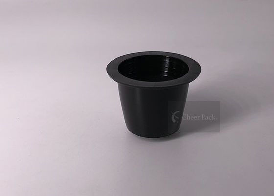 Il baccello nero del caffè del commestibile incapsula i materiali dei pp con 8g la capacità, servizio del ODM dell'OEM