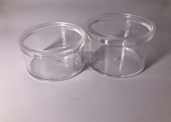 Pp/piccole tazze di tè trasparenti acriliche dei recipienti di plastica 20g 30g 50g