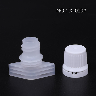 Materiale PE di 9,6 mm di diametro interno Copertina di sputa di plastica per cosmetici, maschere, condimenti e detersivi per biancheria