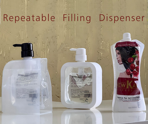 Dispensatore di disinfettante per mani liquido ripetibile Dispensatore di sapone trasparente Dispensatore di lavastoviglie Shampoo Lozione Bottiglia Bottiglia vuota Casa