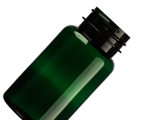 6.75 oz 200 ml Amber Verde scuro Poliestere Prodotto sanitario Imballaggio di plastica Tappo di bottiglia 38mm 38-400