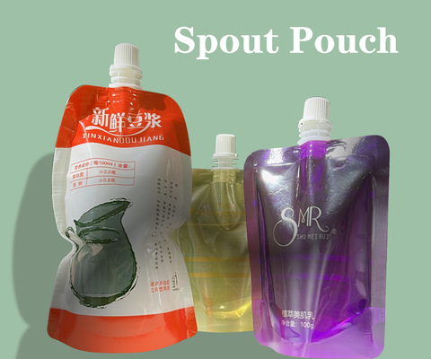 200 ml 500 ml 1000 ml di sacchetti a sbuffi per latte gelatinoso, caffè, cura della pelle e acqua permeabile