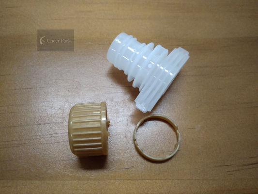 Il tipo antifurto becco di plastica dell'anello ricopre il commestibile con colore bianco