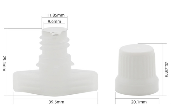 9.6mm tappi di plastica con sigillo di foglio di alluminio detergente da bucato