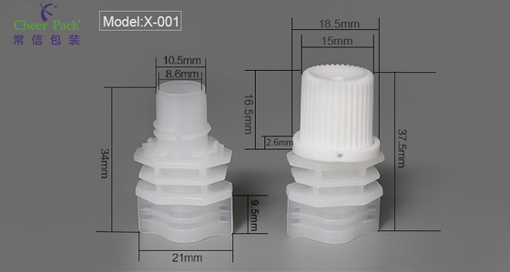 8.6mm Cappotti di plastica per l'utilizzo sui sacchetti di latte di soia