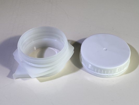 Cappucci di sputa di plastica da 60 mm su sacchetti in piedi per imballaggio di alimenti cosmetici