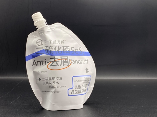 Borsa a spout laterale personalizzata per sapone per mani Shampoo lavanderia di piatti Liquido detergente imballaggio Liquid Doypack Bag