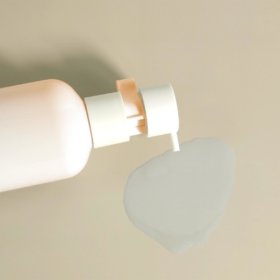 250ml Flip Top Cap HDPE Plastic Shampoo Babycare Pink Bottle Lotion Pump Per Imballaggi Cosmetici