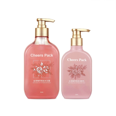 Imballaggio di lozione trasparente in plastica Imballaggio di lozione Bottiglia Bottiglia di shampoo Bottiglie di lozione