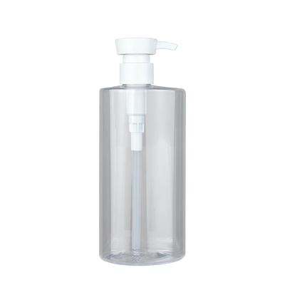 Nuovo design contenitori cosmetici 150ml/500ml Imballaggio per la cura della pelle Bottiglia PET bianca con pompa di lozione
