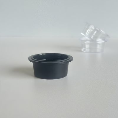 Coppe di plastica in PP da 20 ml con coperchio per lozione di crema cosmetica di 54 mm di diametro