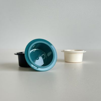 10ml Tazze in plastica PP con logo personalizzato per creme cosmetiche con coperchio in lamina di alluminio