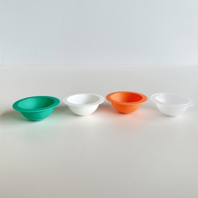 10 ml di tazza di gelatina per cosmetici PP emisferica