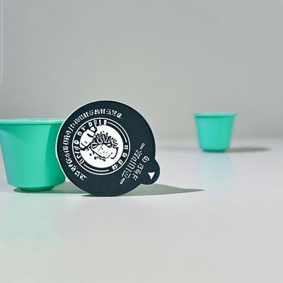 Bicchieri monouso in plastica PP da 10 ml con coperchi in alluminio