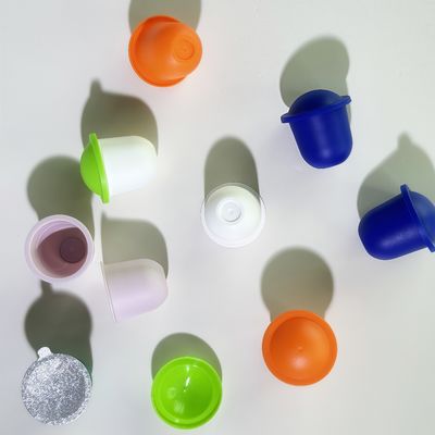 Portable Disposable 15ml PP Capsule Cups with Food Grade Foil Lid for Coffee Powder and Instant Beverages