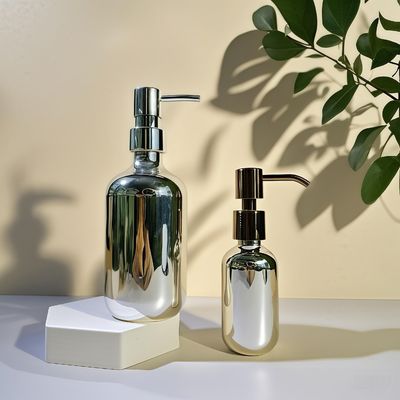 Bottiglia PET di lusso da 100 ml a forma di bomba per siero, shampoo, bagnoschiuma e crema viso per la cura dei capelli e della pelle