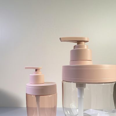 Bottiglia cosmetica in plastica PET da 400 ml a 500 ml con pompa di pressione per shampoo e lozioni di oli essenziali
