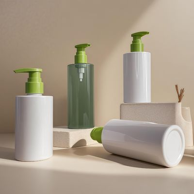 Bottiglia di pompa per cosmetici PET da 200 ml a 280 ml con sigillamento da pompa a pressione per l' imballaggio di siero di lozione e gel da doccia