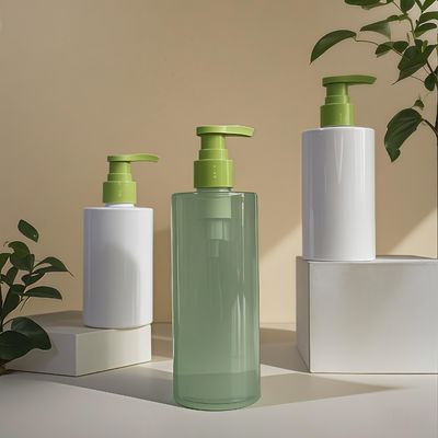 Bottiglia di pompa per cosmetici PET da 200 ml a 280 ml con sigillamento da pompa a pressione per l' imballaggio di siero di lozione e gel da doccia
