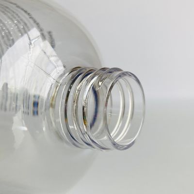 Bottiglia di lozione in cilindro di plastica in PET stampata su misura con tappo a piega per shampoo e lavaggio del corpo