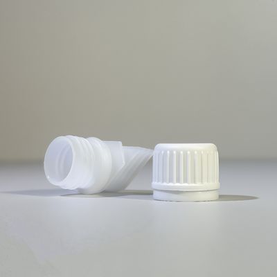Tappo a vite in plastica PE da 16 mm, portatile e resistente, con coperchi a beccuccio ribaltabili, bordo sicuro per alimenti per bevande, imballaggio flessibile