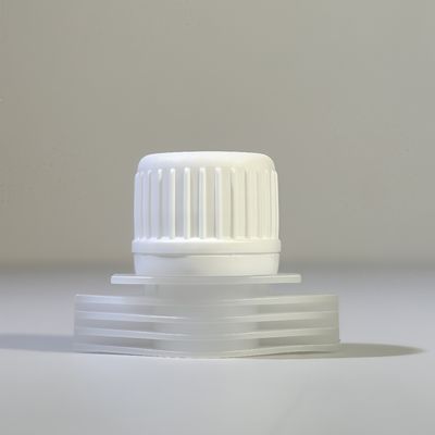 Tappo a vite in plastica PE da 16 mm, portatile e resistente, con coperchi a beccuccio ribaltabili, bordo sicuro per alimenti per bevande, imballaggio flessibile