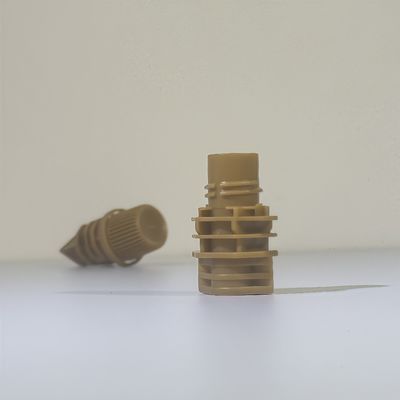 Grado alimentare 10mm PE Plastic Screw Cap con Flip Top Spout Caps Safe Rim per bambini Prodotti gelatina Flessibile sacchetto imballaggio