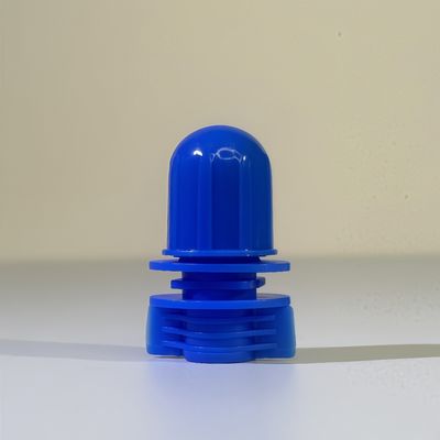 Tappo a beccuccio portatile in plastica PE per alimenti da 12 mm per prodotti cosmetici per shampoo, tappo a vite per sacchetti con beccuccio