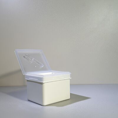 200 Fogli Liner Cotone per Skincare Barattoli in Plastica per Uso Alimentare per Marchi Cosmetici OEM/All'ingrosso