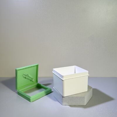 200 Fogli Liner Cotone per Skincare Barattoli in Plastica per Uso Alimentare per Marchi Cosmetici OEM/All'ingrosso